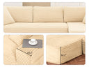 COMHOMA Cloud Sectional Couch-B10-WMT