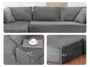 COMHOMA Cloud Sectional Couch-B10-WMT
