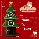 COMHOMA® Christmas Cat Tree Tower PET-XMAS
