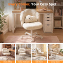 COMHOMA Petal Cute Vanity Chair, Height Adjustable CH718