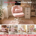 COMHOMA Petal Cute Vanity Chair, Height Adjustable CH718