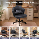COMHOMA Petal Cute Vanity Chair, Height Adjustable CH718