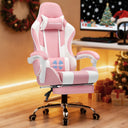 GTPLAYER Gaming Chair with Footrest and Lumbar Support, Height Adjustable GT800A