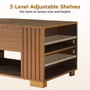 COMHOMA Coffee Table with Lifting Top & Hidden Storage