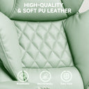 COMHOMA Colorful Big and Tall Office Chair with Lumbar Support & Adjustable Footrest GT205