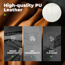 COMHOMA Big and Tall Office Chair with Lumbar Support & Adjustable Footrest GT205