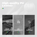 COMHOMA Big and Tall Office Chair with Lumbar Support & Adjustable Footrest GT205