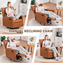 Swivel Rocker Recliner Chair-H7030-WMT