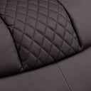 COMHOMA PU Leather Massage Recliner with LED Lighting H7137