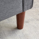 COMHOMA Single sofa chair for bedroom living room with four wooden legs-H309