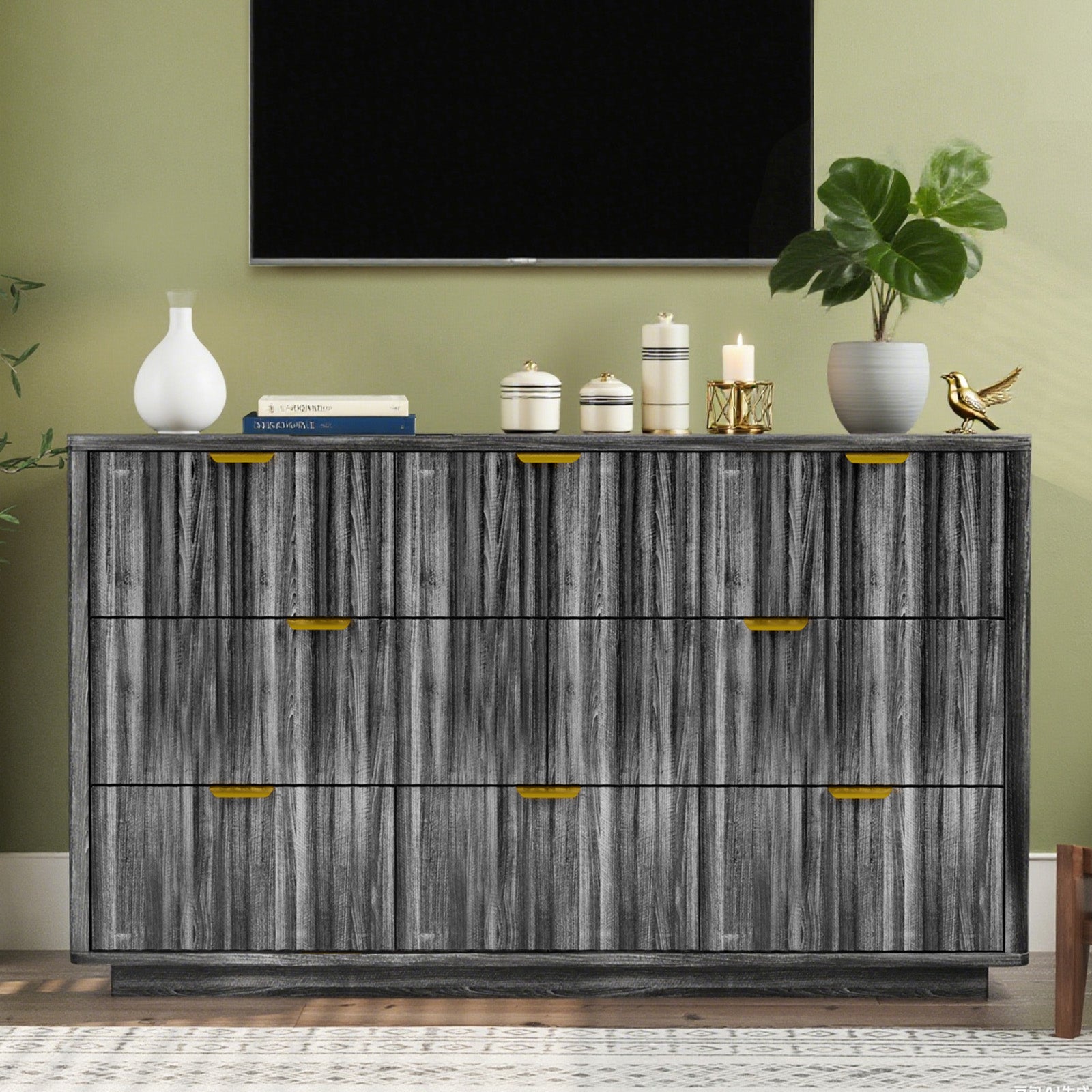 COMHOMA Buffet Sideboard Cabinet with 6/8 Drawers