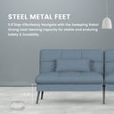 COMHOMA 72“ Convertible Futon Sofa Bed with Adjustable Backrest B001