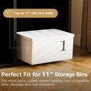 COMHOMA 4, 6, 8 Wood Cube Storage Organizer with Open Back and Removable Back Panels B3001