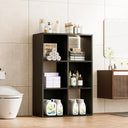 COMHOMA 4, 6, 8 Wood Cube Storage Organizer with Open Back and Removable Back Panels B3001