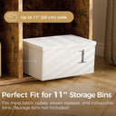 COMHOMA 4, 6, 8 Wood Cube Storage Organizer with Open Back and Removable Back Panels B3001