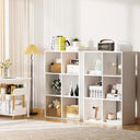 COMHOMA 4, 6, 8 Wood Cube Storage Organizer with Open Back and Removable Back Panels B3001