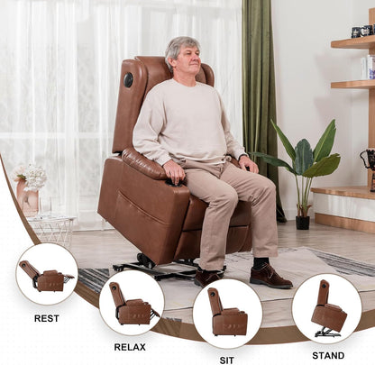 COMHOMA Power Lift S-Track Massage Recliner with Bluetooth Speakers GB-MPLR-02