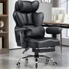 COMHOMA Upgraded Big and Tall Office Chair 400LBS with Adjustable Armrest CH510/CH511