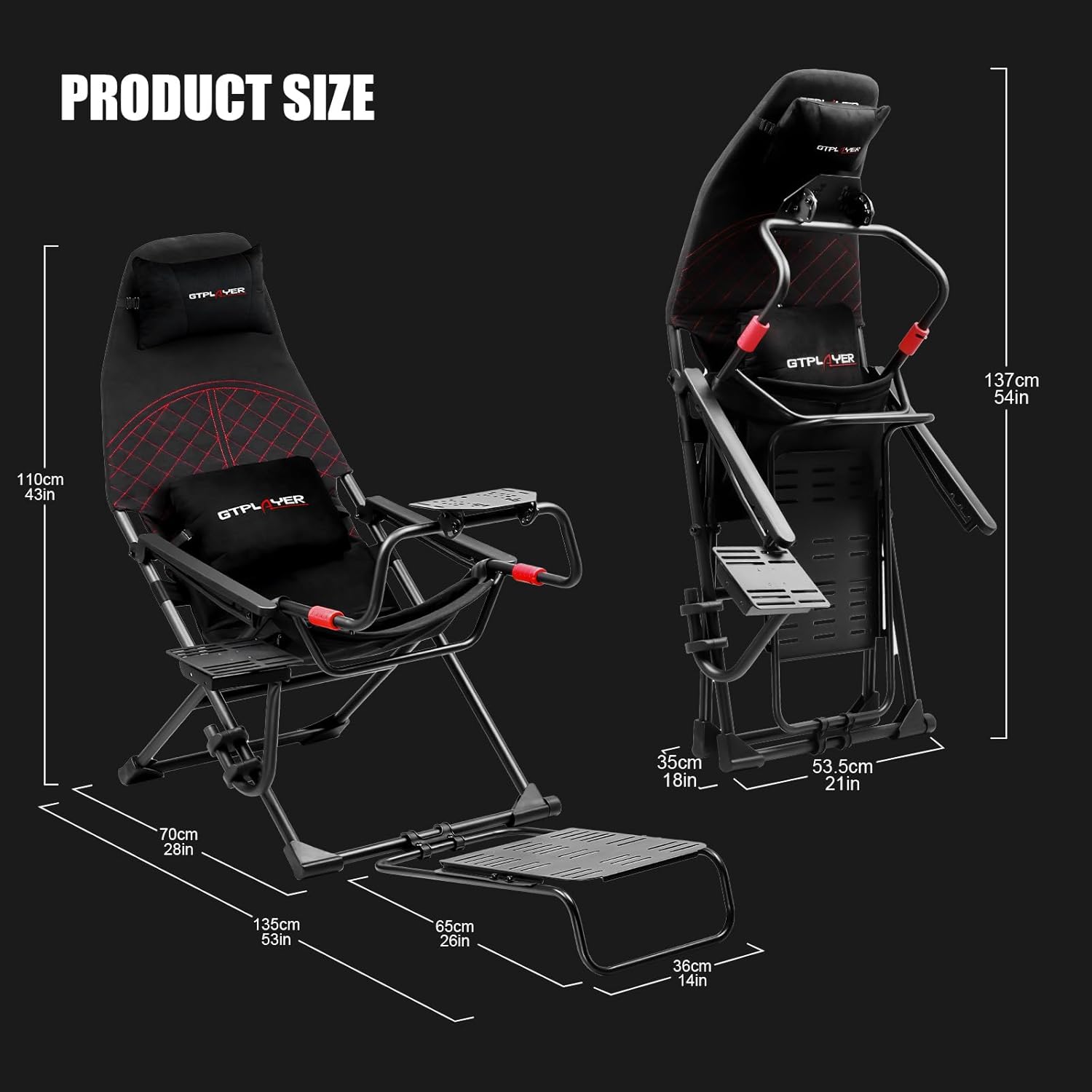 GTPLAYER Sim Racing Cockpit GTS06