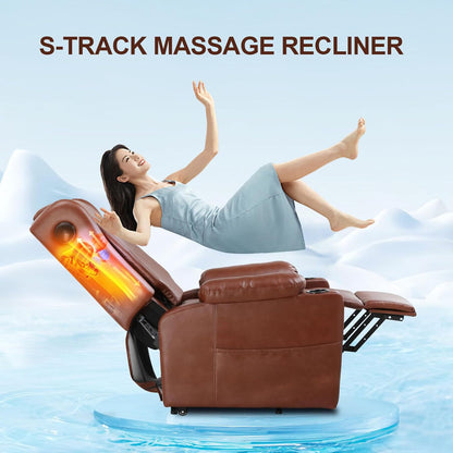 COMHOMA Power Lift S-Track Massage Recliner with Bluetooth Speakers GB-MPLR-02