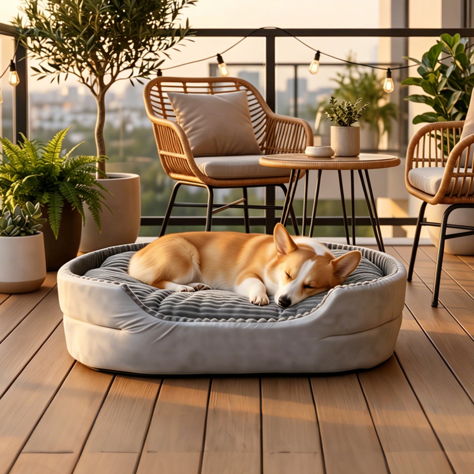 Comhoma Dog & Cat Bed DX-QC-DH, Washable Granular Sponge Cuddler Pet Bed Non-Slip Bottom Nest Bed for Small Medium Large Dogs and Cats