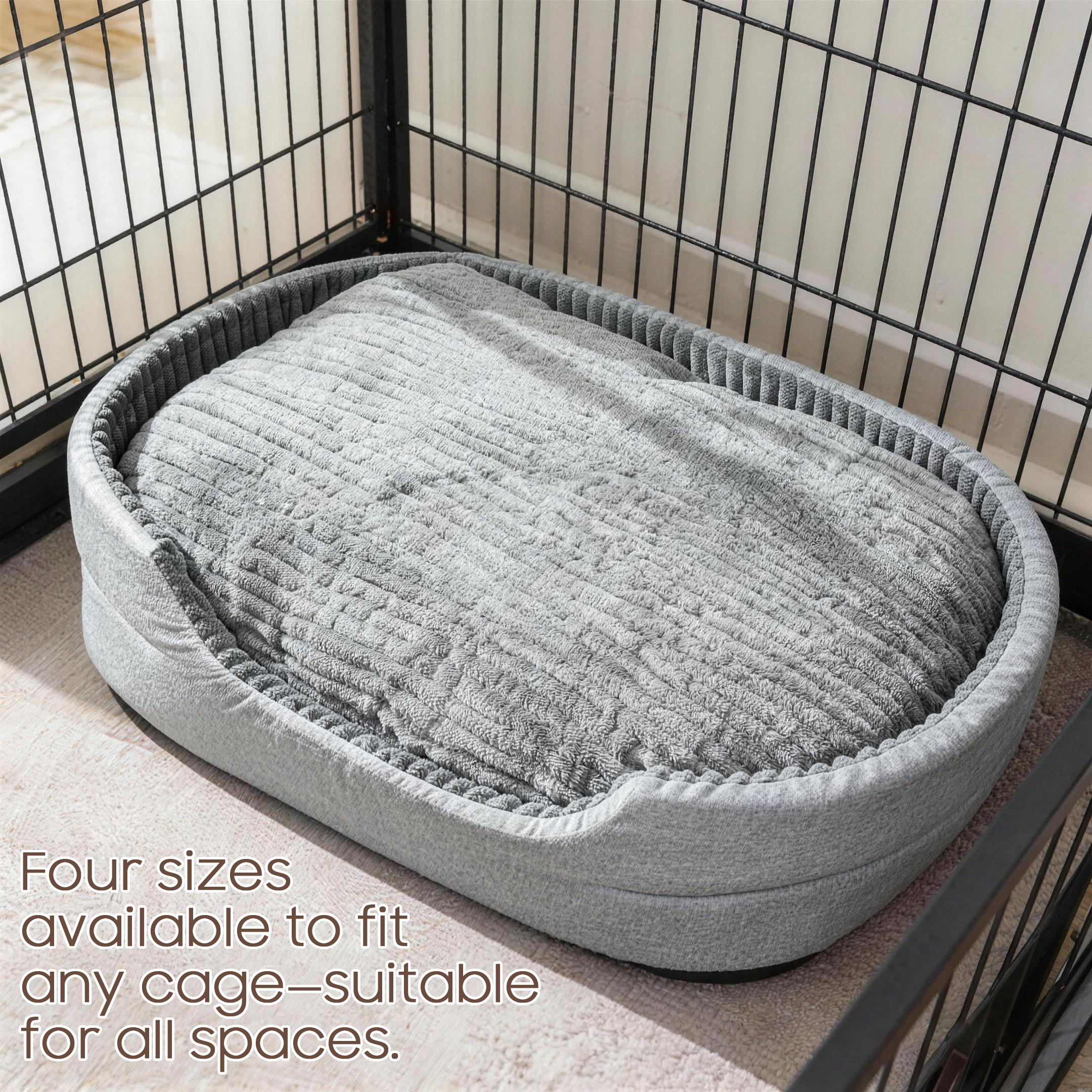 Comhoma Dog & Cat Bed DX-QC-DH, Washable Granular Sponge Cuddler Pet Bed Non-Slip Bottom Nest Bed for Small Medium Large Dogs and Cats