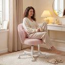 COMHOMA Petal Cute Vanity Chair, Height Adjustable CH718