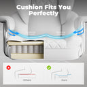 COMHOMA Big and Tall Office Chair with Lumbar Support & Adjustable Footrest GT205