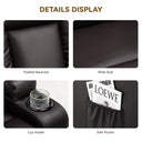 COMHOMA PU Massage Recliner with Swivel, Heat & Cup Holders H7134