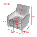 COMHOMA Single sofa chair for bedroom living room with four wooden legs-H309