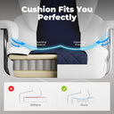 COMHOMA Big and Tall Office Chair with Lumbar Support & Adjustable Footrest GT205