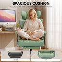 COMHOMA Colorful Big and Tall Office Chair with Lumbar Support & Adjustable Footrest GT205