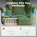 COMHOMA Big and Tall Office Chair with Lumbar Support & Adjustable Footrest GT205