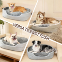 Comhoma Dog & Cat Bed DX-QC-DH, Washable Granular Sponge Cuddler Pet Bed Non-Slip Bottom Nest Bed for Small Medium Large Dogs and Cats