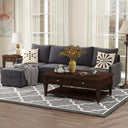 COMHOMA L/U Shaped Convertible Sectional Sofa with Big Storage HS301