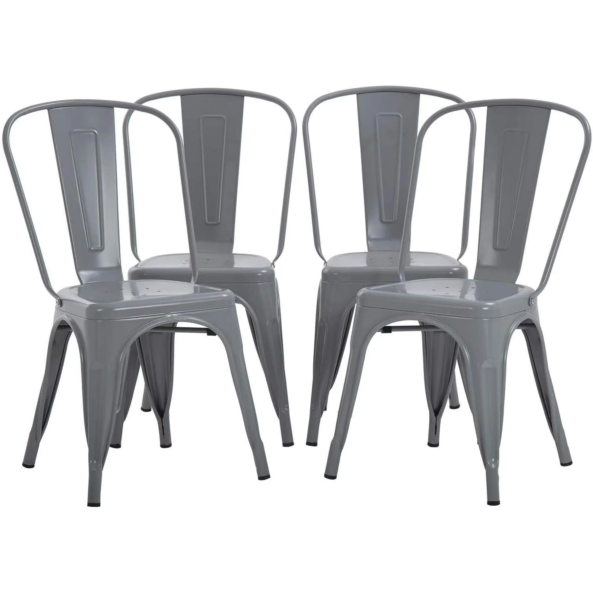 COMHOMA Metal Dining Chair Indoor Outdoor Chairs Patio Chairs-WMT-H0042-lxy