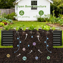 COMHOMA Metal Raised Garden Bed with Gloves Tools OT-GD02