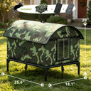 LUCKLIFE® Heated Outdoor Cat House, Weatherproof Shelter with Heating Pad, Winter Use PET06