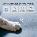 COMHOMA 72“ Convertible Futon Sofa Bed with Adjustable Backrest B001