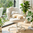 COMHOMA Petal Cute Vanity Chair, Height Adjustable CH718