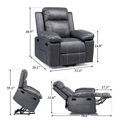 COMHOMA Power Lift Recliner for Elderly with Heat and Massage H7175