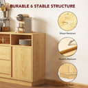 COMHOMA 63'' Buffet Sideboard Cabinet with Storage