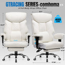 COMHOMA Big and Tall Office Chair 400lbs, 90°-150° Recline CH810