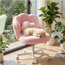 COMHOMA Petal Cute Vanity Chair, Height Adjustable CH718