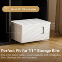 COMHOMA 4, 6, 8 Wood Cube Storage Organizer with Open Back and Removable Back Panels B3001