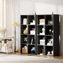 COMHOMA 4, 6, 8 Wood Cube Storage Organizer with Open Back and Removable Back Panels B3001