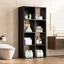 COMHOMA 4, 6, 8 Wood Cube Storage Organizer with Open Back and Removable Back Panels B3001