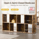 COMHOMA 4, 6, 8 Wood Cube Storage Organizer with Open Back and Removable Back Panels B3001