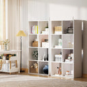 COMHOMA 4, 6, 8 Wood Cube Storage Organizer with Open Back and Removable Back Panels B3001