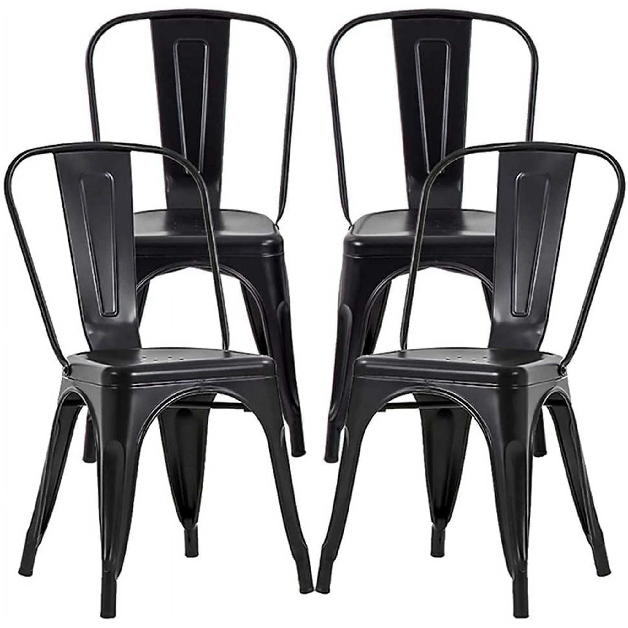 COMHOMA Metal Dining Chair Indoor Outdoor Chairs Patio Chairs-WMT-H0042-lxy